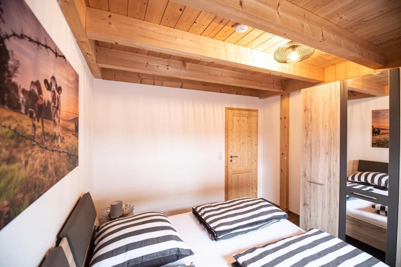 Hirsch Chalet #Sauna Lechbruck Buitenkant foto