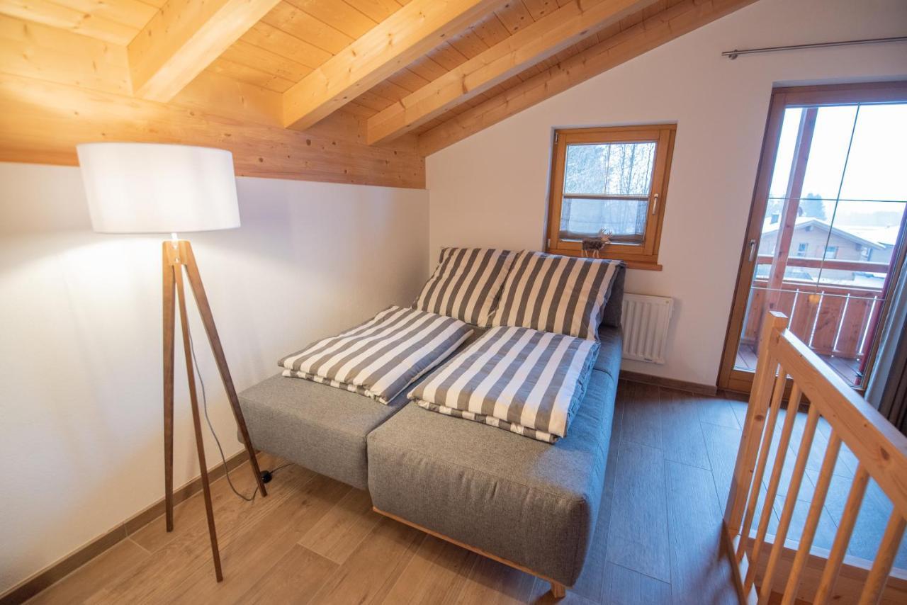 Hirsch Chalet #Sauna Lechbruck Buitenkant foto